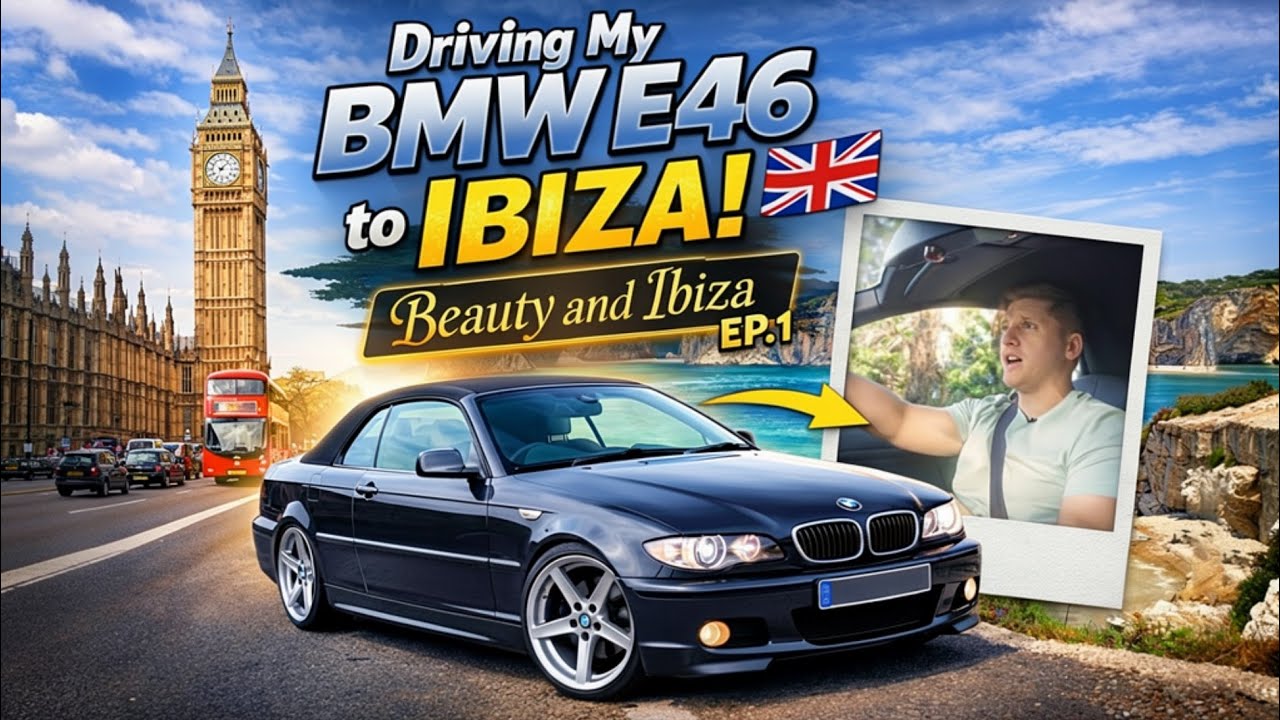 Поездка на моей BMW E46 на Ибицу! 🇬🇧 Тур из Лондона в Дувр | Красота и Ибица, эпизод 1