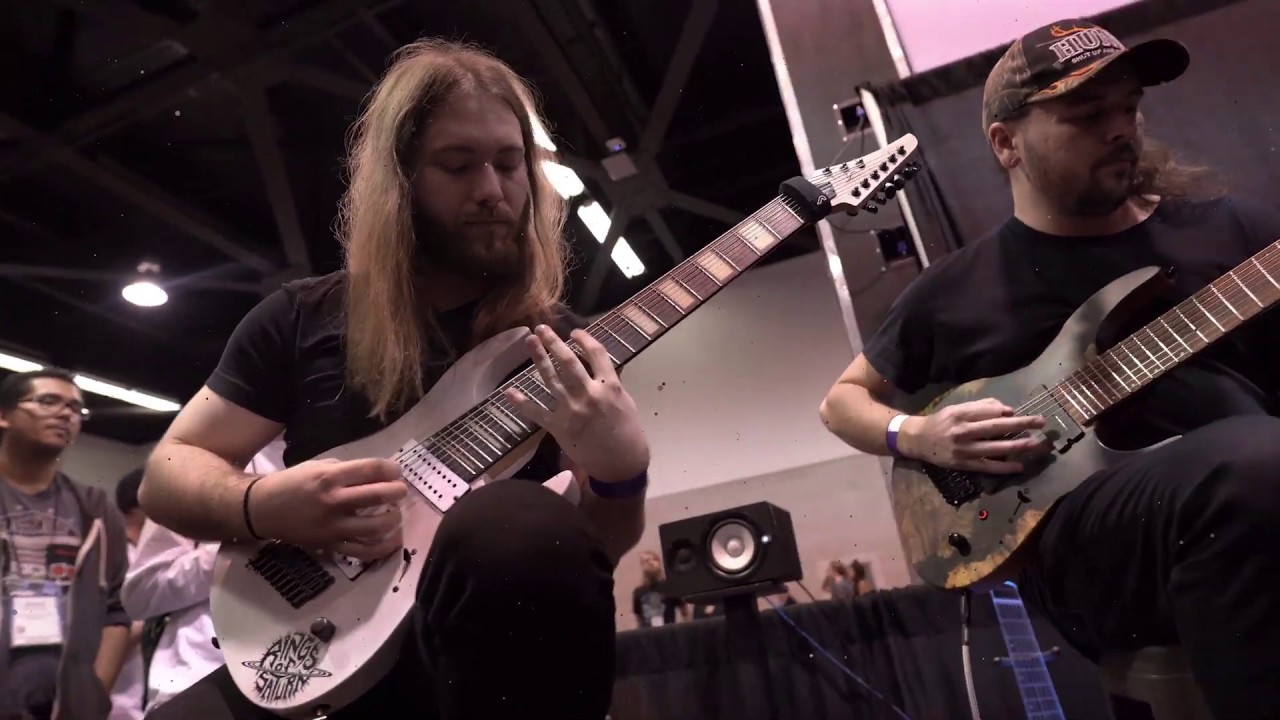Rings of Saturn - Lucas Mann - Joel Omans - Godless Times Live at the NAMM Show Legator Booth 2020
