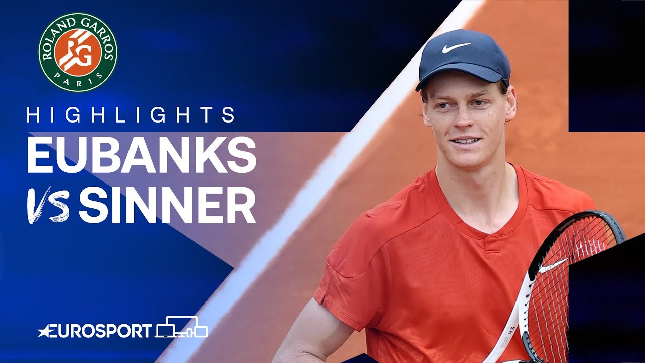 Christopher Eubanks vs Jannik Sinner | Round 1 | French Open 2024 Highlights 🇫🇷