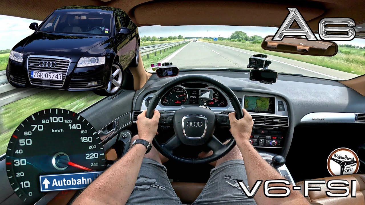 2008 Audi A6 2.8 FSI Quattro (220 KM) | V-MAX, 0-100, 100-200 km/h. Prezentacja & AUTOBAHN. | 4K