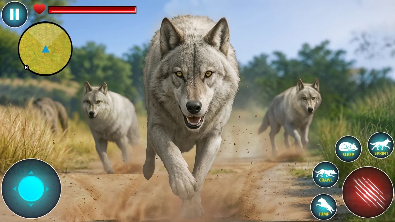 Wolf Simulator Wild Hunt Gameplay | Lead Your Wolf Through Wild Hunts