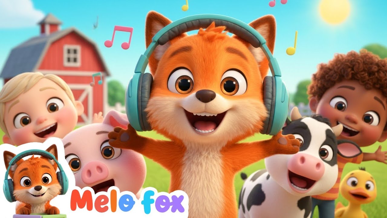 Old MacDonald Had a Farm 🐷 Fun Animal Song for Kids!