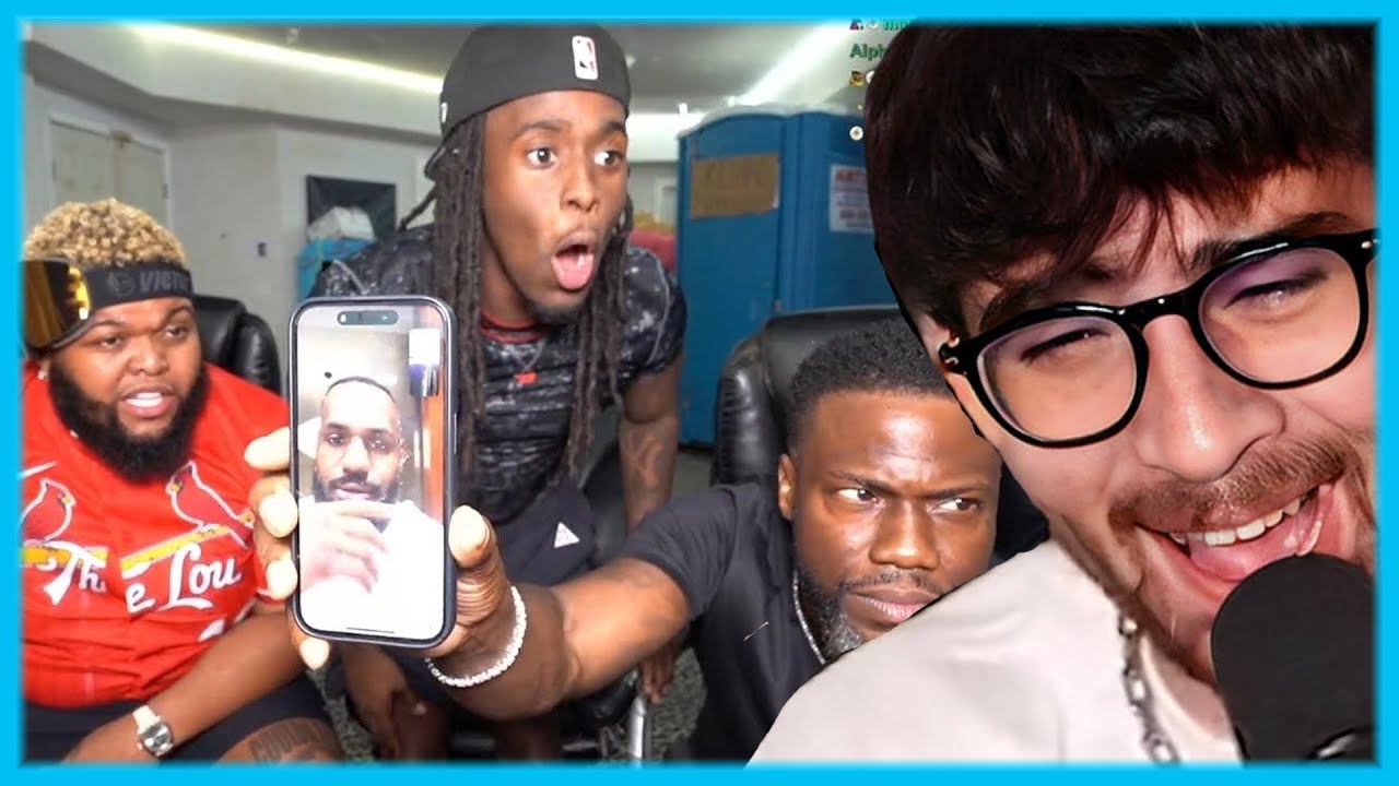 Kevin Hart And Kai Cenat On LeBron James Say The N Word | HasanAbi reacts