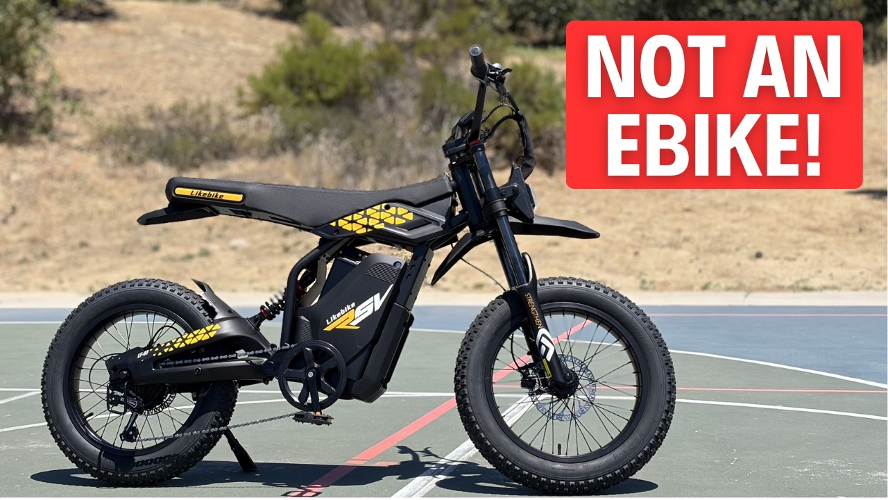 Мотоцикл или электровелосипед? Решать вам (LikeBike KN110)