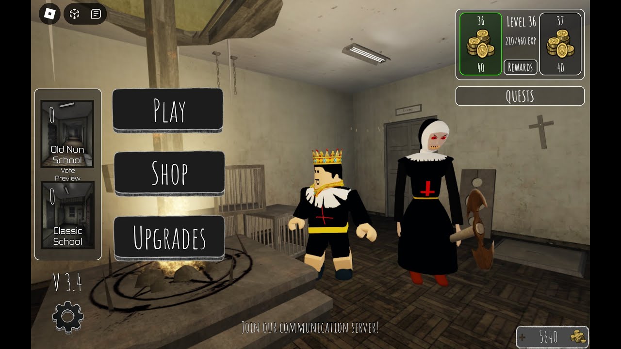 Evil Nun on Roblox: Full Gameplay | Religious Camp Map
