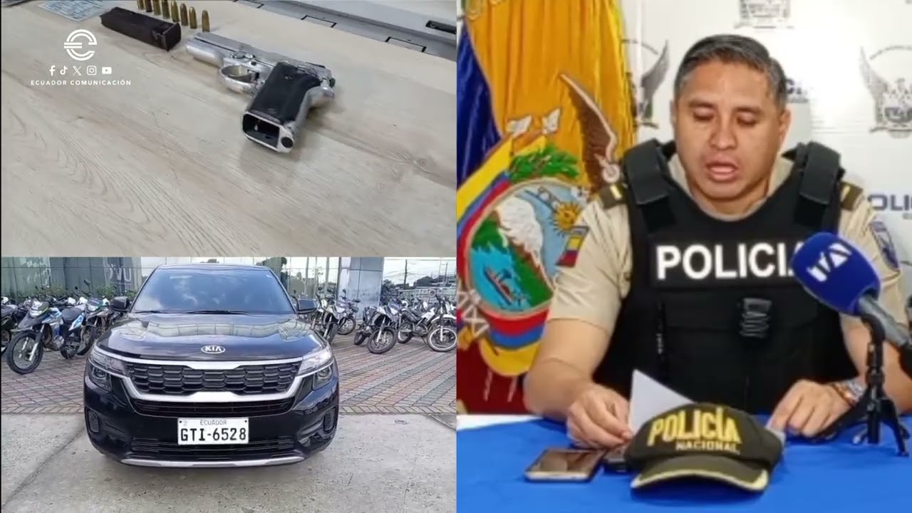 CUATRO DELINCUENTES DEDICADOS AL SECUESTRO Y ROBOS DE VEHÍCULOS FUERON DETENIDOS EN GUAYAQUIL