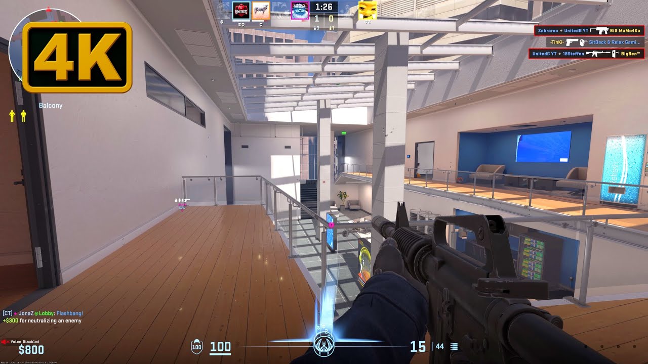 Agency Map | Counter Strike 2 Gameplay 4K (No Commentary)