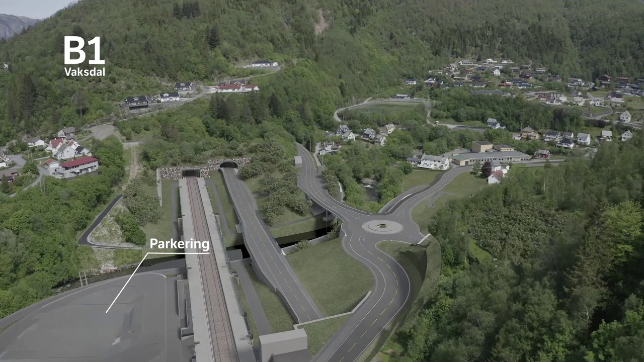 Statens vegvesen - Vaksdal E16 og Vossebanen Arna&ndash;Stanghelle