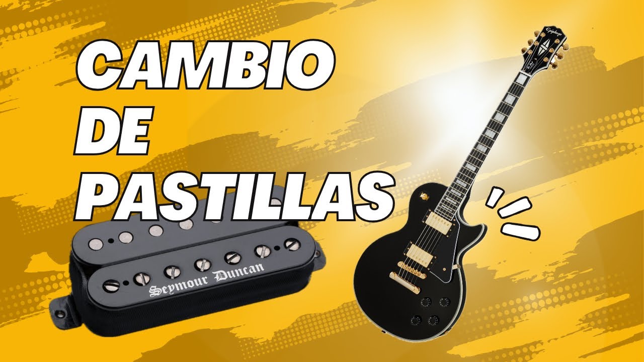 Cambiar pastillas a Epiphone Les Paul Custom (Quick Connect)