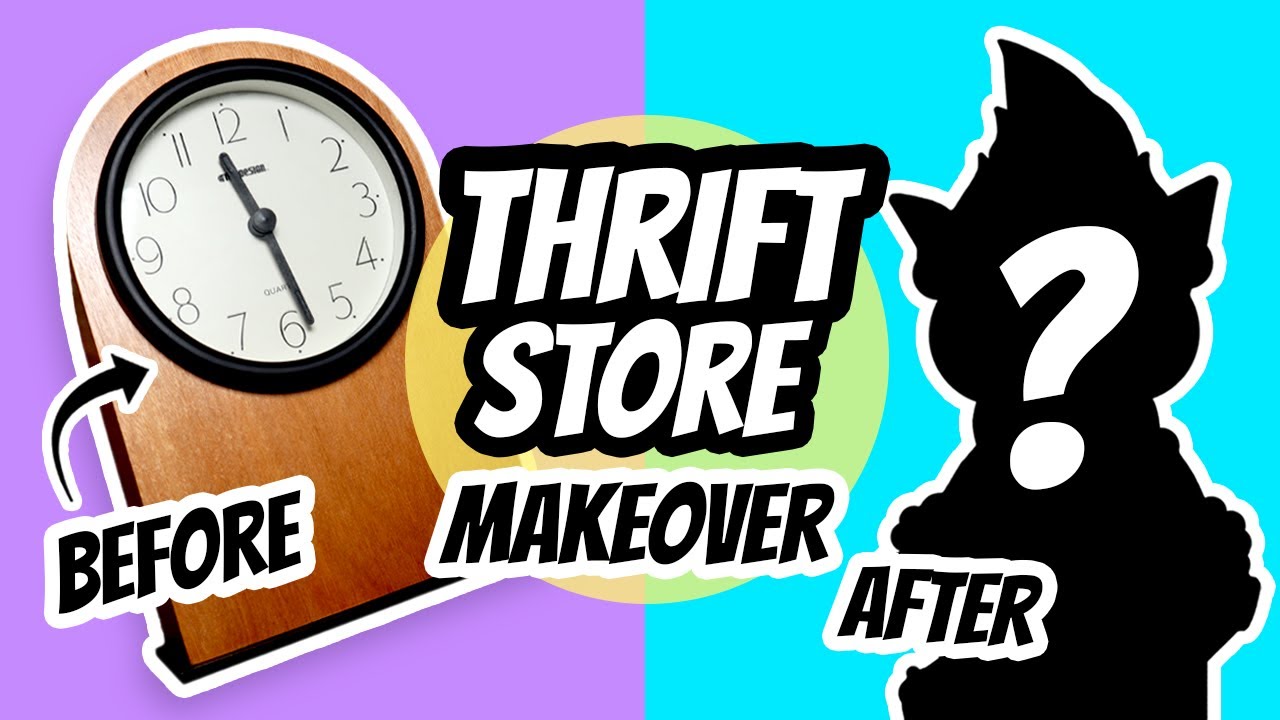 Thrift Store Makeover - Troll Edition