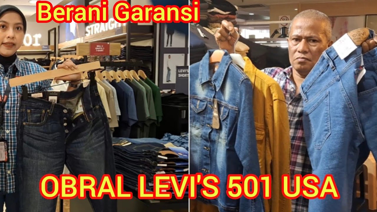 OBRAL LEVI'S 501 KANCING BERGARANSI 0815.11505131