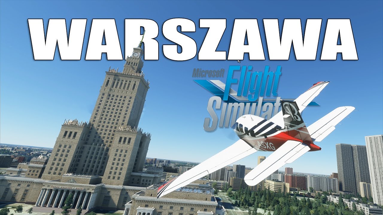 WARSZAWA w Microsoft Flight Simulator! Jest powalająca!