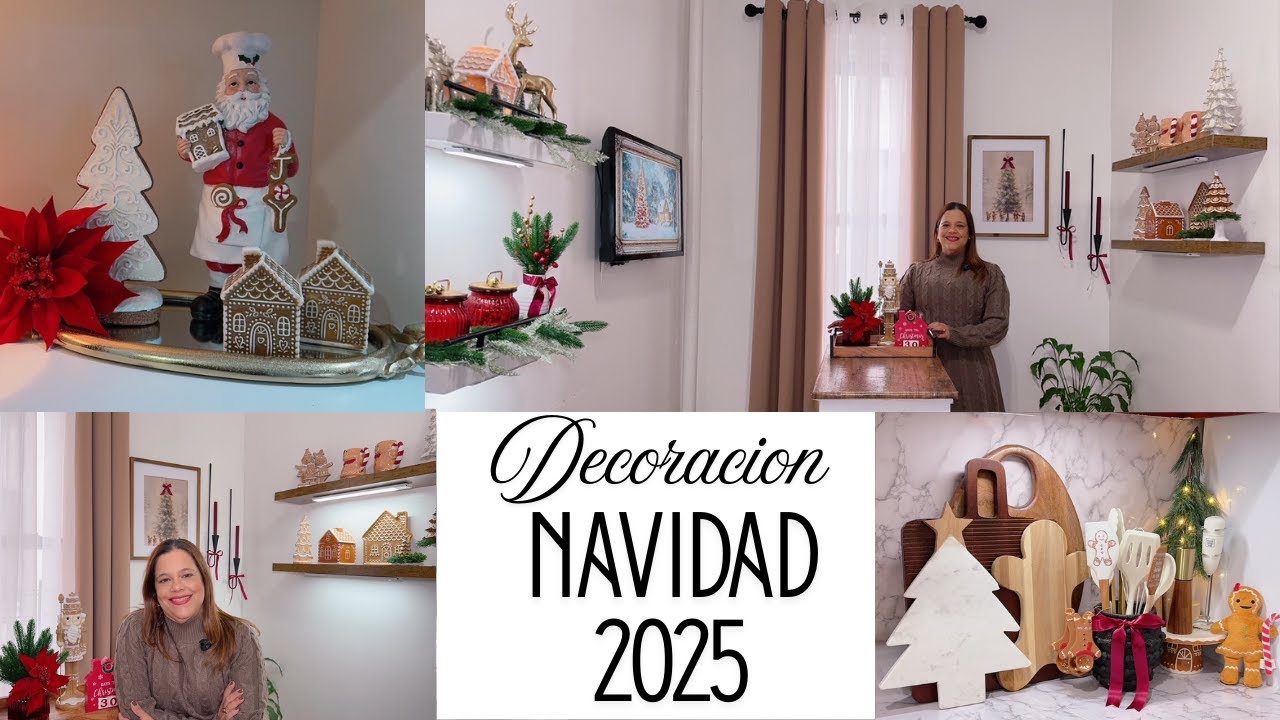 Cómo Decorar una Cocina Pequeña para Navidad 🌲Kitchen Christmas decor