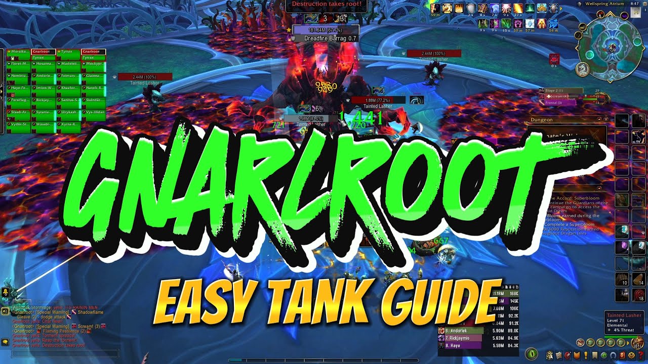 Gnarlroot EASY TANK Guide - Amirdrassil 10.2 Raid Guide for Beginners