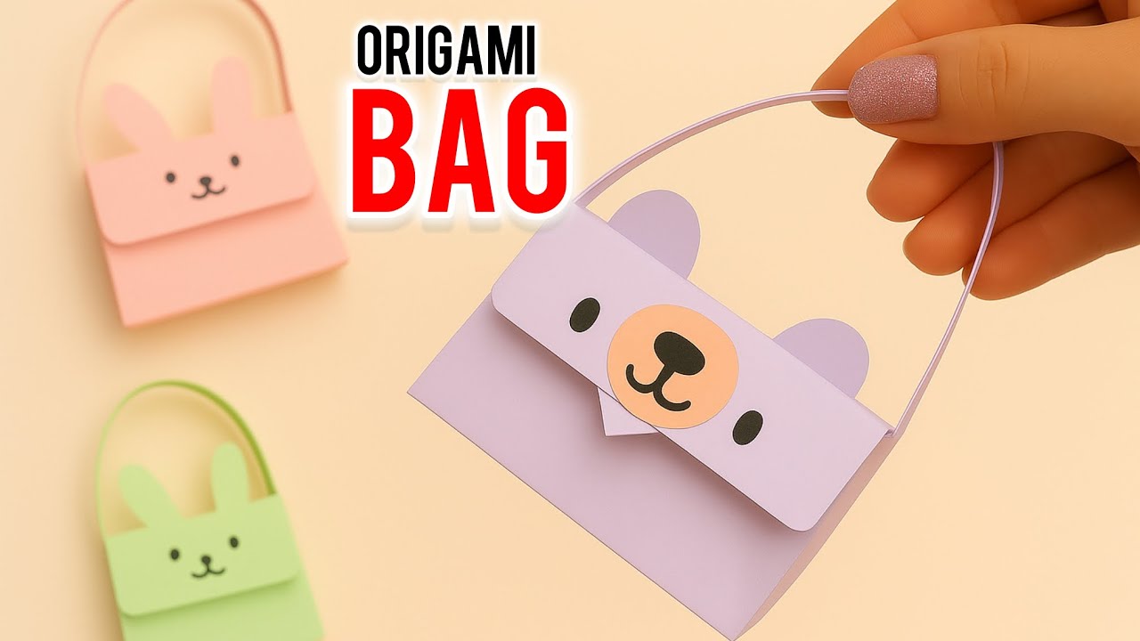 How to Make a Stylish Girls’ Purse with Paper👜👛