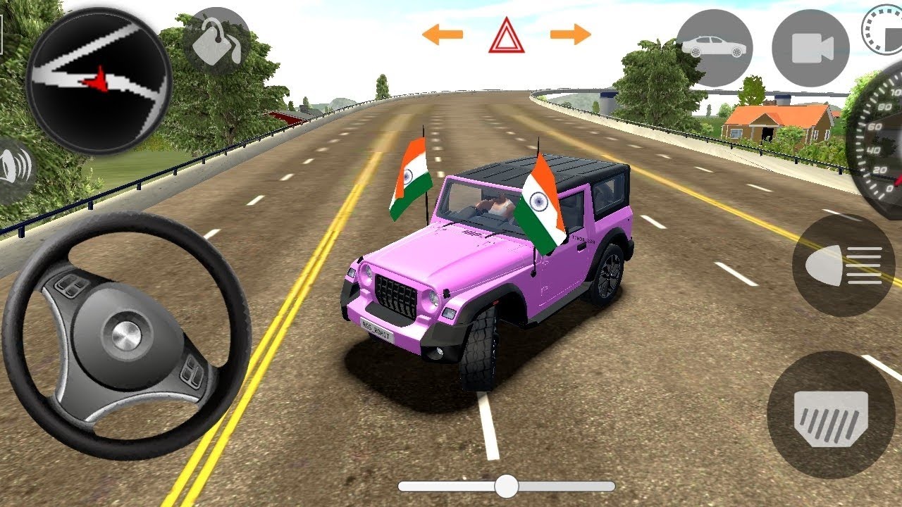 Dollar Song 🚘 Modified Mahindra Black & Red Thar 🛻 | Indian Car Simulator