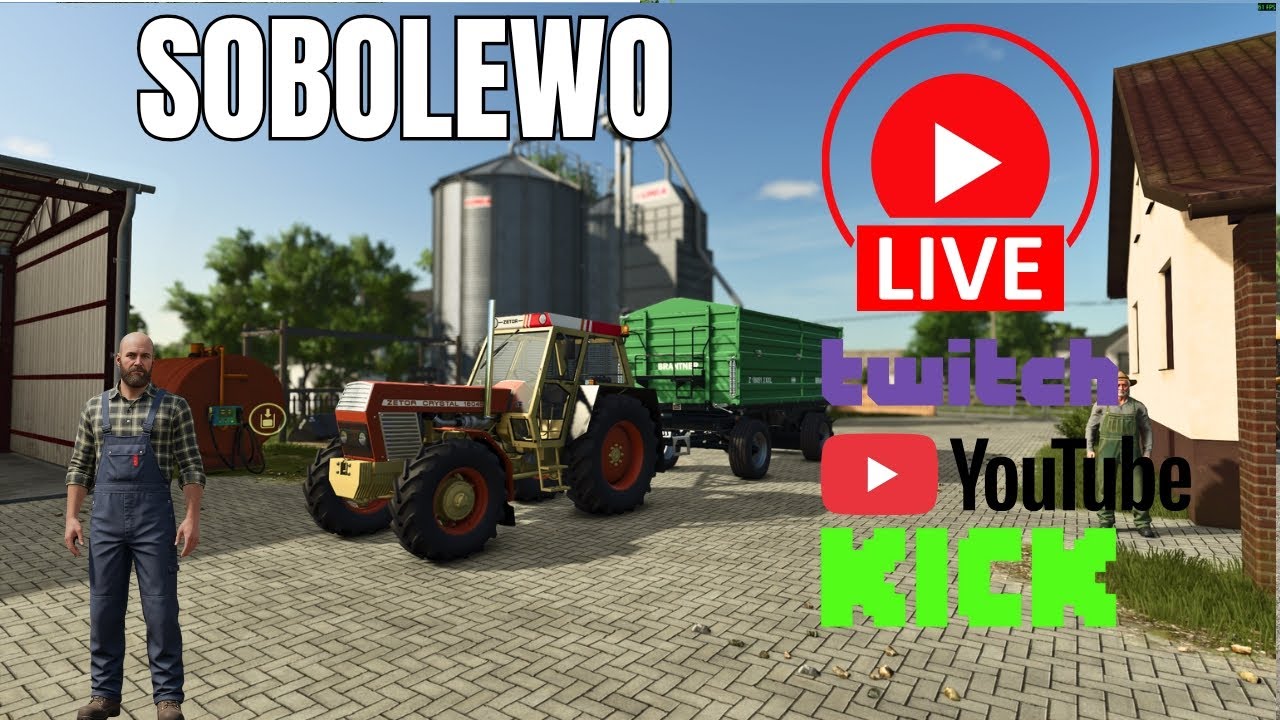 Sobolewo Farming Simulator 2025 + ETS2 1.58 na manualu