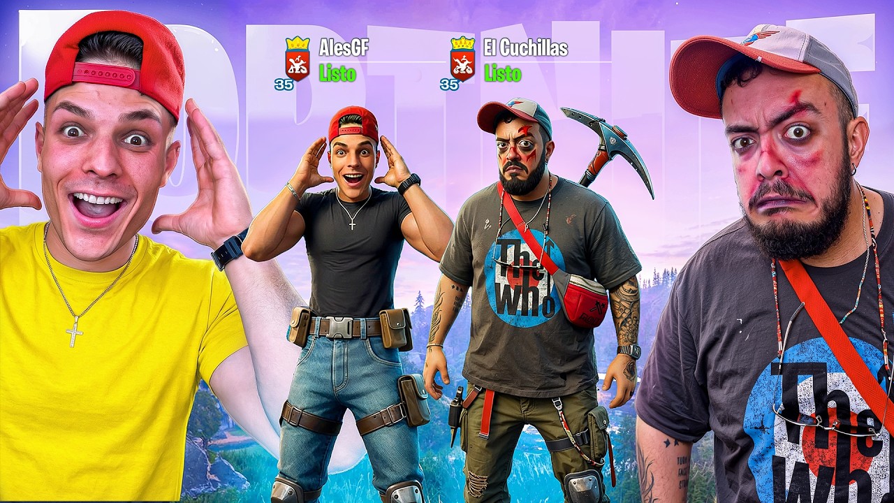 ALESGF Y CUCHILLAS JUEGAN DÚOS EN FORTNITE! no creerás lo que pasa