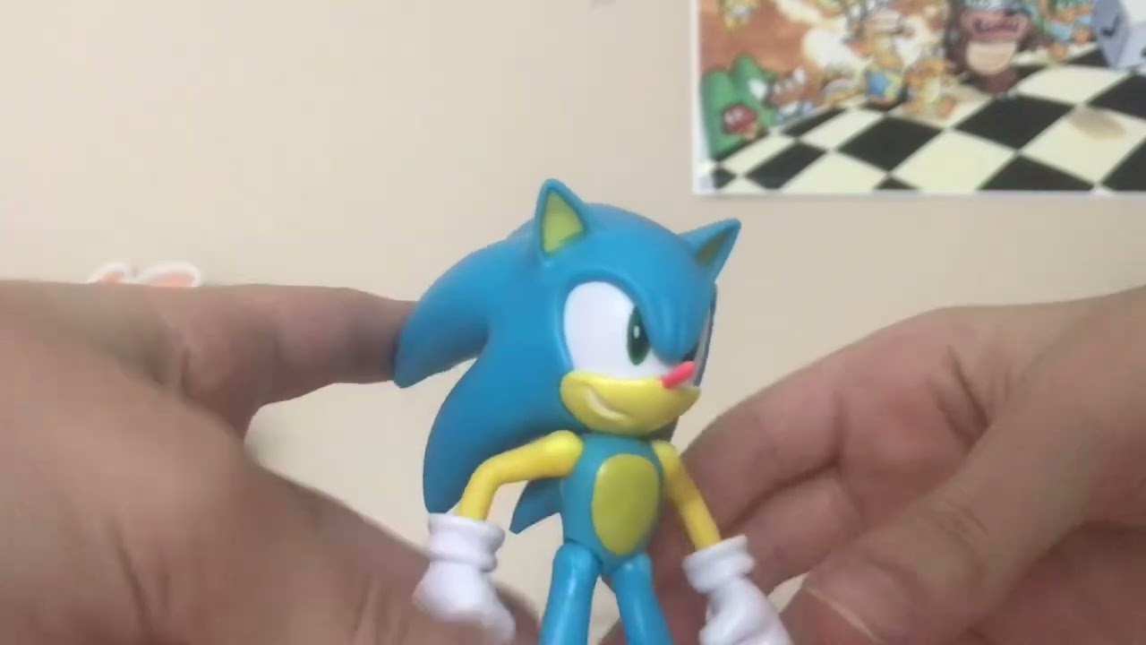 Sonic the hedgehog jakks pacific neon sonic figure unboxing
