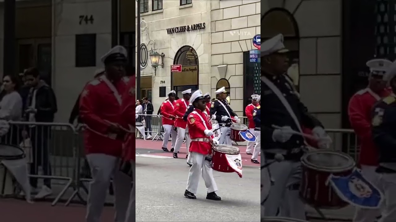 Marching Band 🇺🇸 🇵🇦: Hispanic Day Parade 2023 NYC | Desfile De La Hispanidad