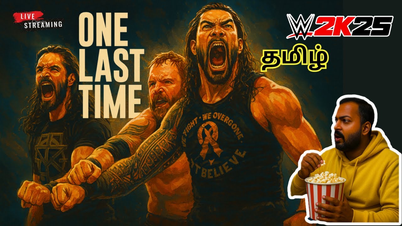 WWE 2K25 The Shield One Last Time Tamil Gameplay | Reigns Rollins Ambrose | Commander VKI | CMDVKI