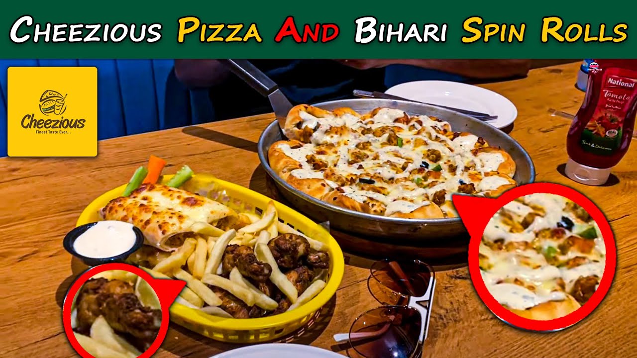 Cheezious Crown Crust Pizza | Cheezious Lahore Review | Cheezious Pizza Lahore | Cheezious Lahore