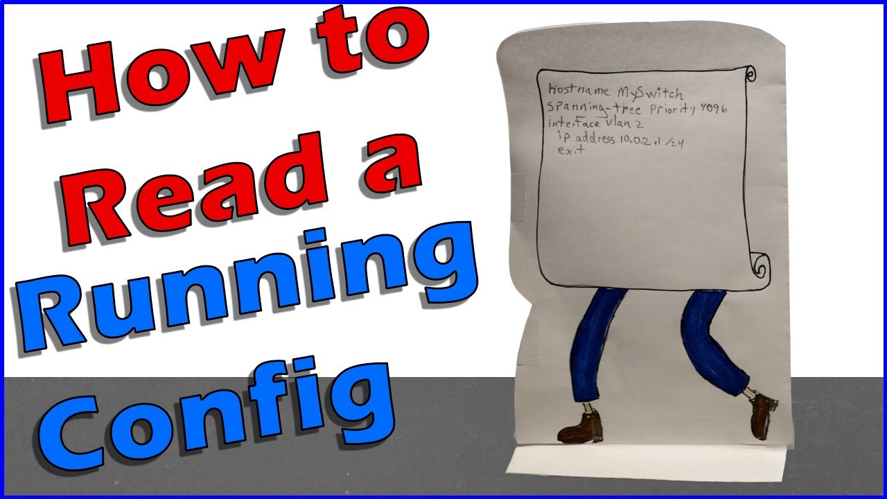 How do you read a Running Config?