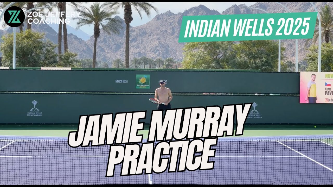 Jamie MURRAY Practice | Indian Wells 2025