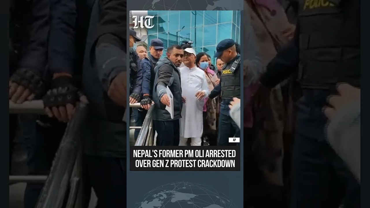 Ex-Nepal PM KP Sharma Oli Arrested Over Gen Z Protest Deaths, A Day After Balen Shah's Oath|#shorts