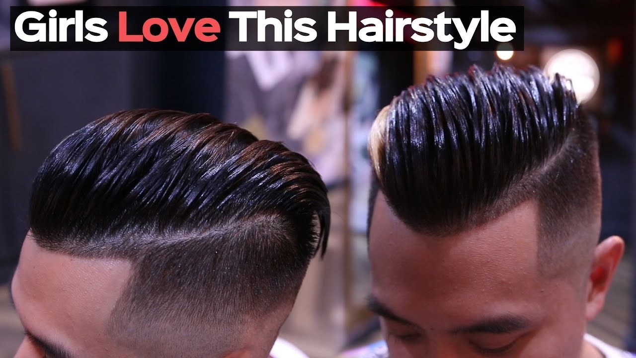 Mens Haircut 2026 - Straight Hair Men Slick Back Tutorial