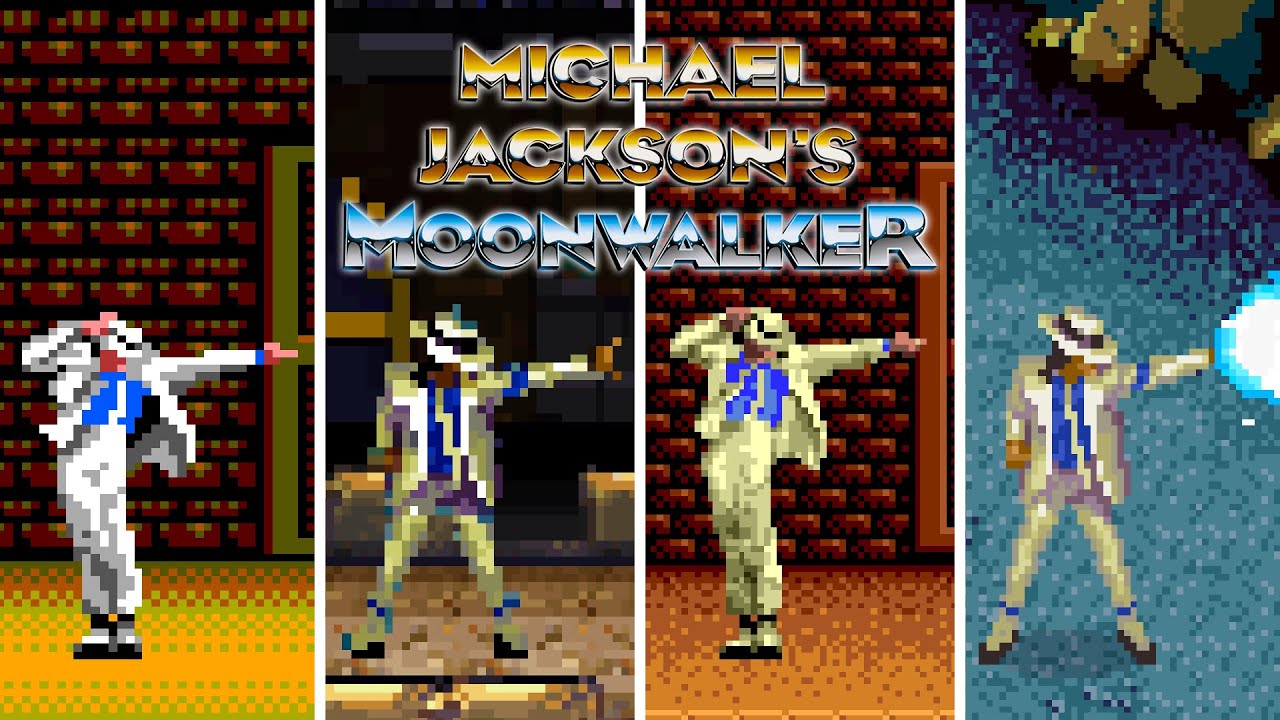 Evolution of Michael Jackson's Moonwalker Games | Amiga, ST, C64, CPC, DOS, Arcade, Genesis and more