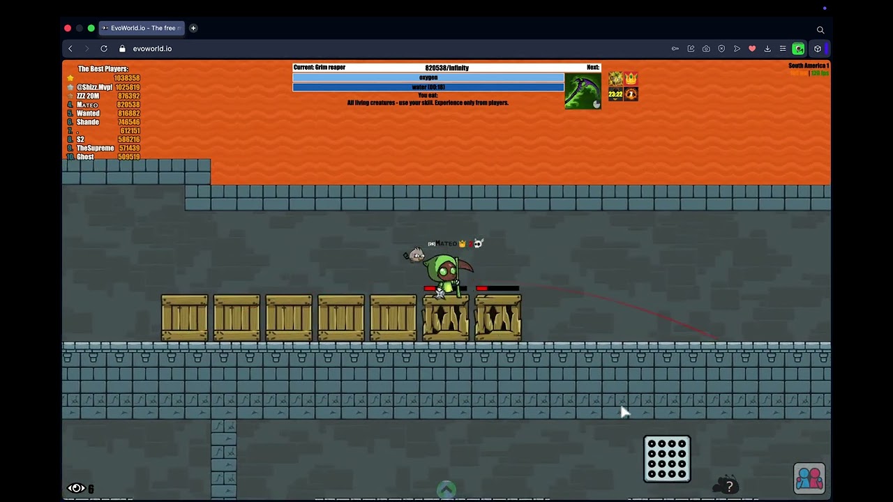 Evoworld.io Battle Royale - 1/3/2026 - South America