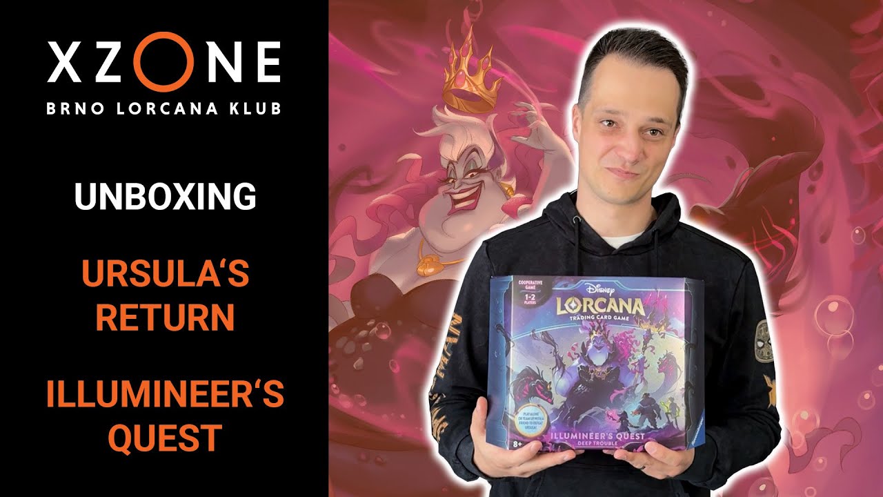 Unboxing Ursula's Return Illumineer's Quest (kooperační mód) | #03 Disney Lorcana Klub