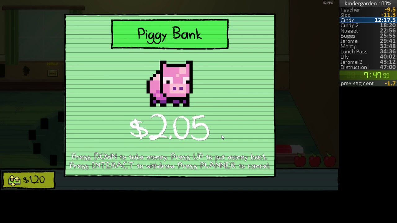 Kindergarten 100% Speedrun (46:01) *World Record*