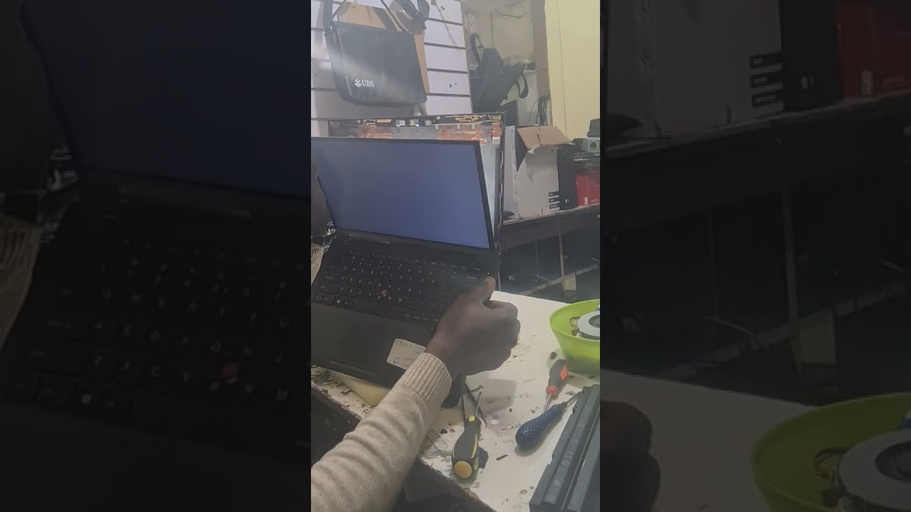 Lenovo x240 No display Repair,dark screen no light fix,  ATA Technology videos, Mba Atabong