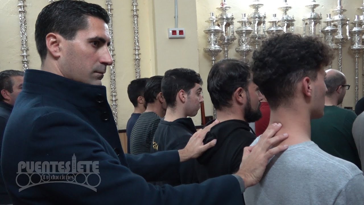 Primer Ensayo Costaleros de Pasión de Huelva 2020. Cristo y Palio.