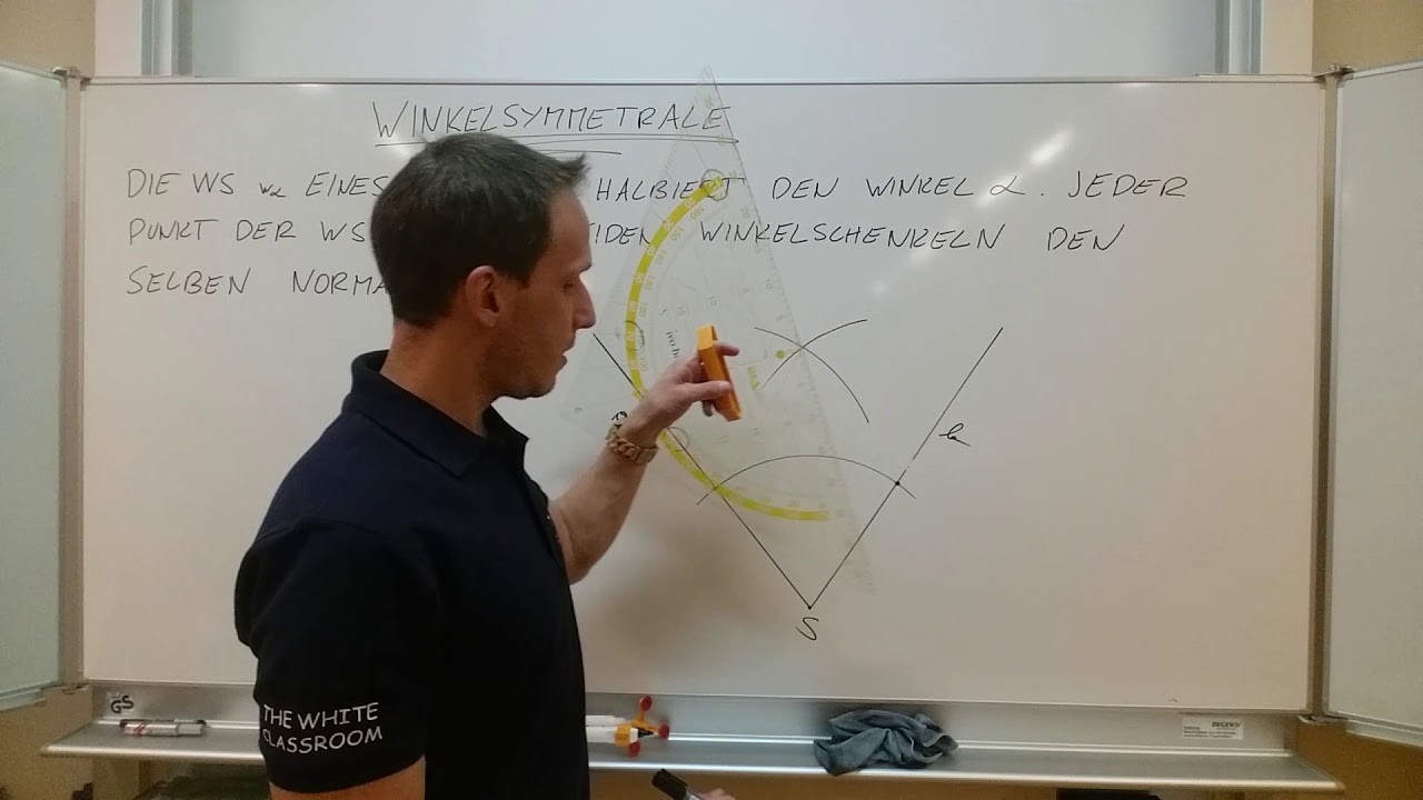 WINKELSYMMETRALE - Definition - KONSTRUKTION - Winkelhalbierende
