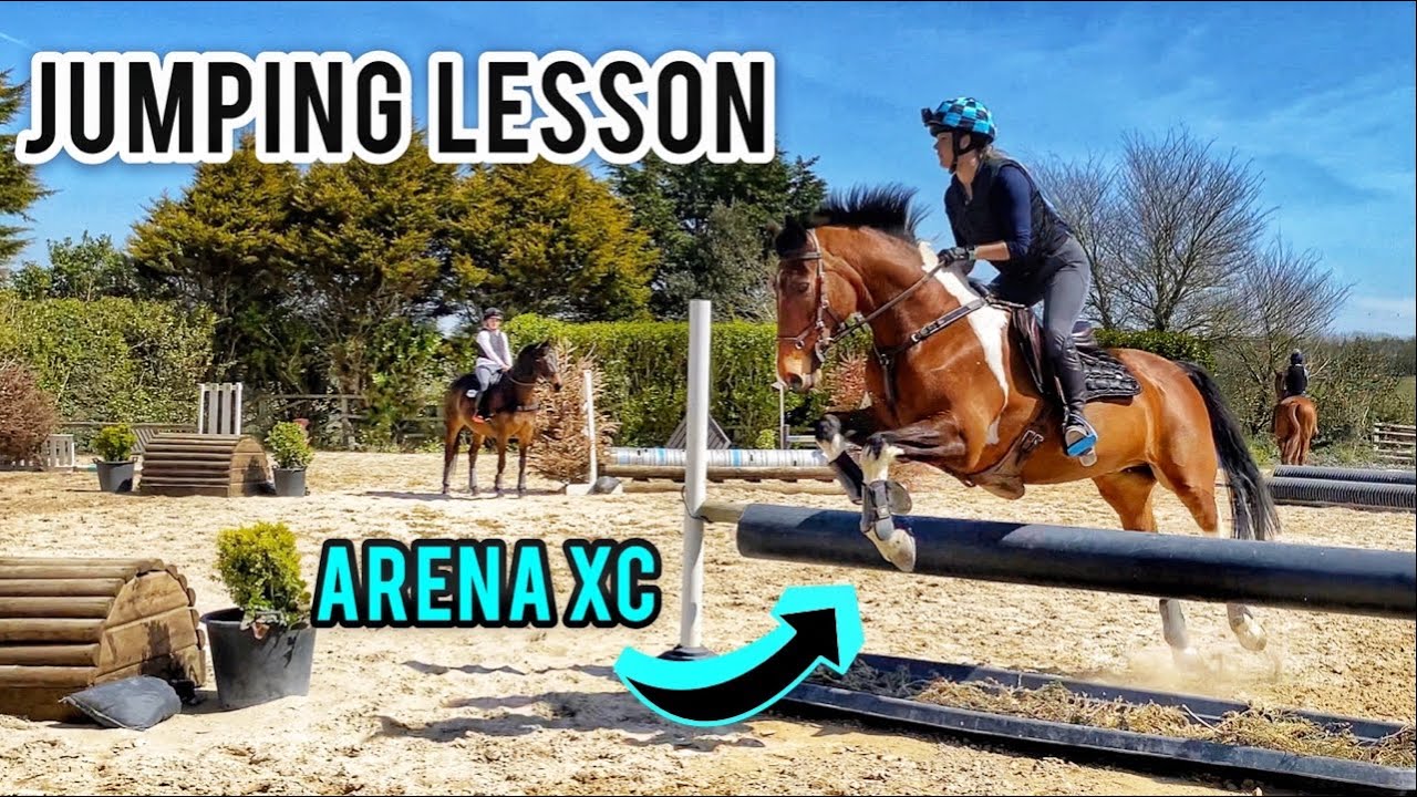 JUMPING LESSON | Simulated Cross Country | Pre Event Training