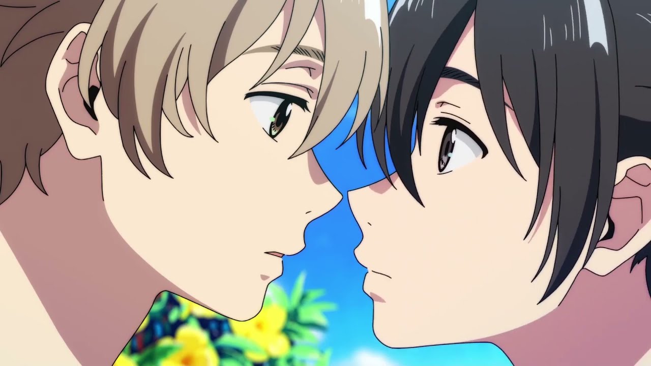Shun x Mio (Umibe no Étranger) || Kiss scenes and sweet moments 💕 Yaoi Amv