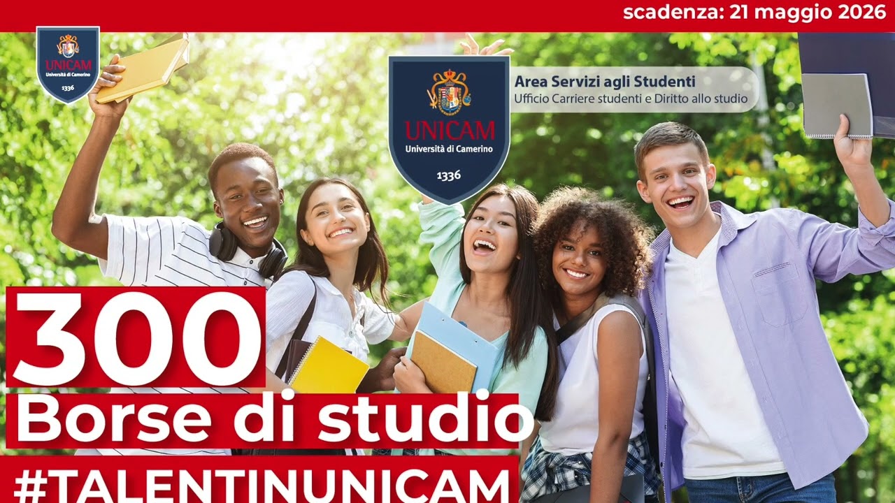 Borse di studio #talentinunicam 2026