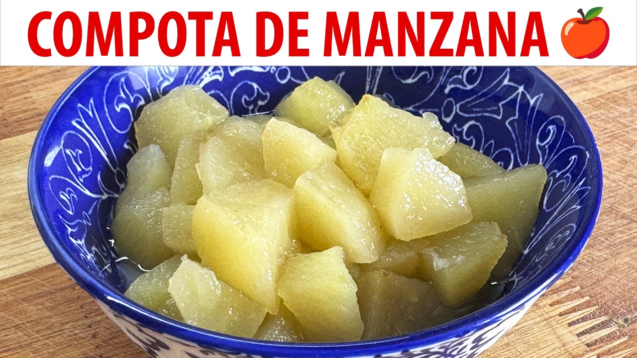 Cómo hacer compota de manzanas - Receta fácil paso a paso