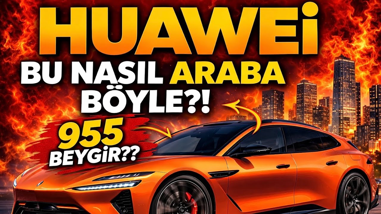 HUAWEİ 955 BEYGİRLİK ARABA MI YAPTI?? BU NASIL ELEKTRİKLİ ARABA!!