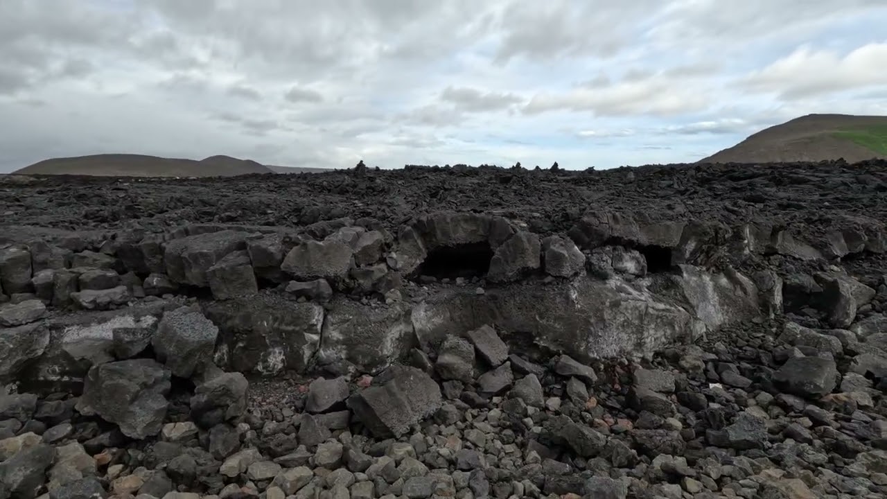 Reykjanes Peninsula Iceland - Road destroyed by Lava in 2024 eruption - 4K - @Wandering_sPots