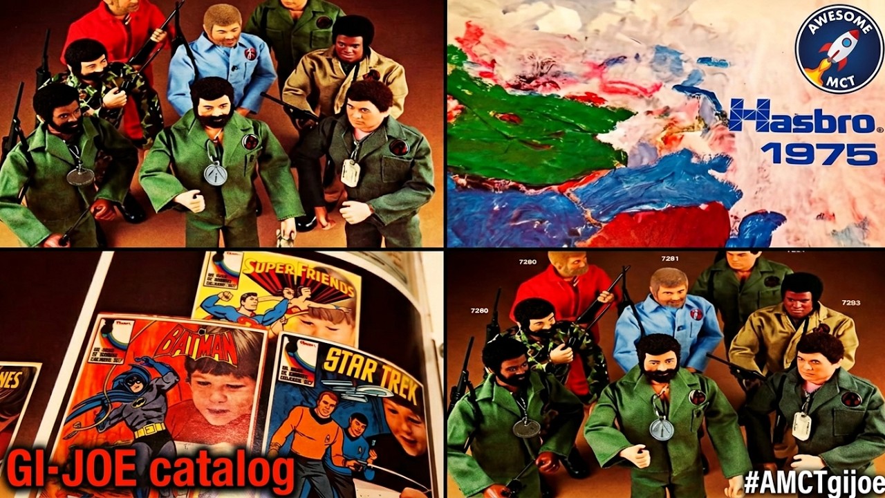 💥🔥GI JOE  ADVENTURE TEAM : 1975 Hasbro Toys Catalog - Many GI-Joe 12'' Action Figure sets💥🔥