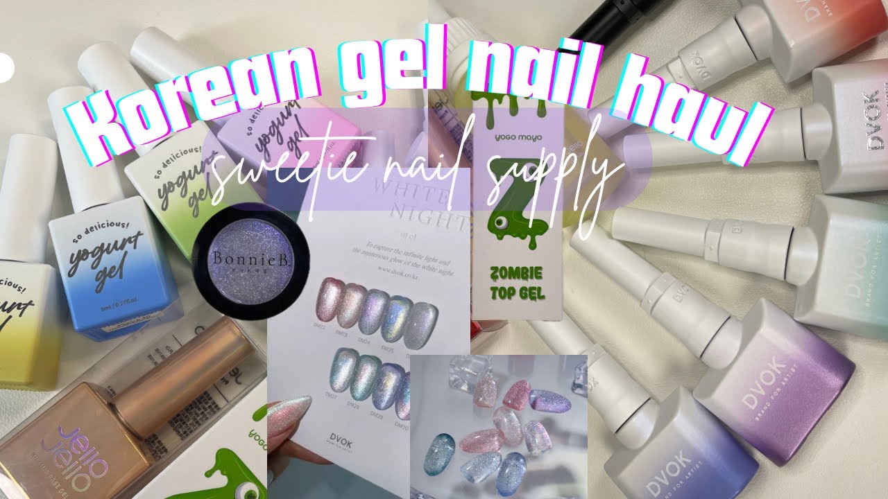 🛍️Korean gels ~ Sweetie nail supply haul💫Los cat eye más hermosos💖