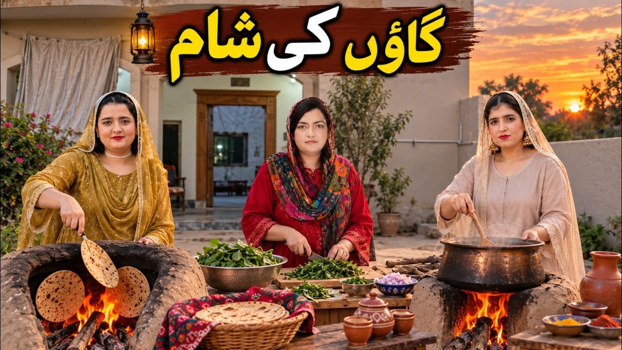 Gaon Ki Shaam | Tandoori Roti & Desi Cooking | Traditional Pakistani Village Lifestyle