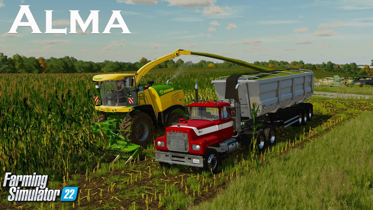 The biggest silage harvest ever on Alma Missouri Fs22