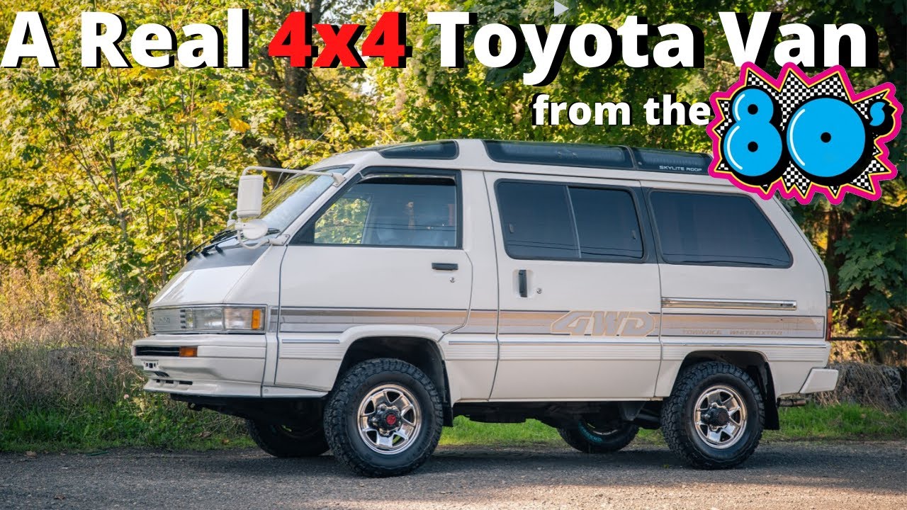 Этот фургон Toyota Townace 1988 года — настоящий полноприводный автомобиль, словно родом из 80-х!