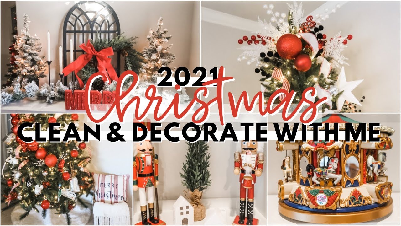 CHRISTMAS CLEAN AND DECORATE WITH ME 2022 | DECORATING FOR CHRISTMAS | 2022 COZY CHRISTMAS DECOR