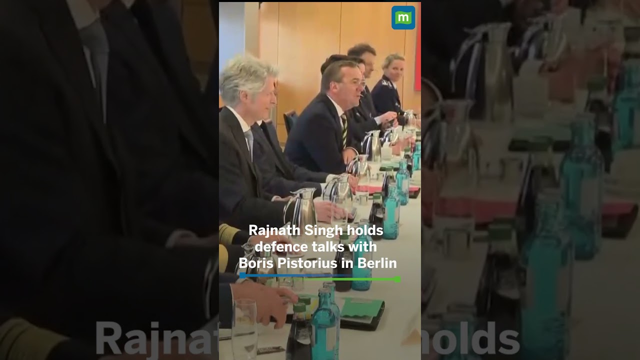 Rajnath Singh Meets German Defence Minister Boris Pistorius for Strategic Talks in Berlin